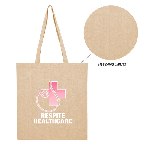 Harlow Heathered Tote Bag