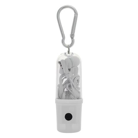 Earbuds With Flashlight Case