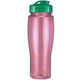 24 Oz. Contour Translucent Bottle w/ Flip Top Lid