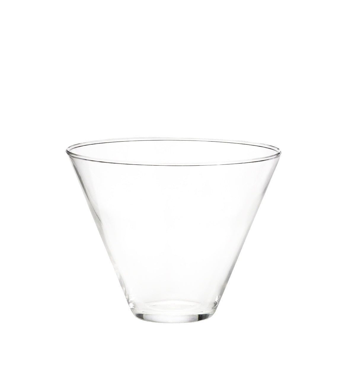 Stemless Martini 13.5oz clear glass