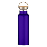 21 Oz. Full Laser Tipton Stainless Steel Bottle With Bamboo Lid