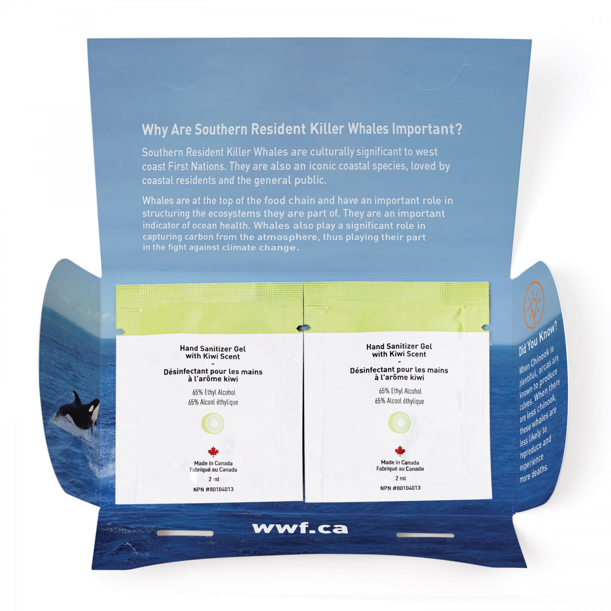 With Kiwi Scent And Large Customizable Sleeve 0 07 Fl Oz / 2 Ml Per Packet