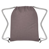 Crosshatch Non-woven Drawstring Bag