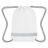 Lil' Bit Reflective Non-woven Drawstring Bag