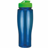 24 Oz. Contour Translucent Bottle w/ Flip Top Lid