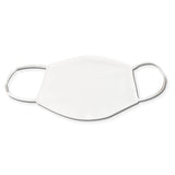 Sublimation Fashion Face Mask, 100% Polyester, 2 layer, adult size - Blank