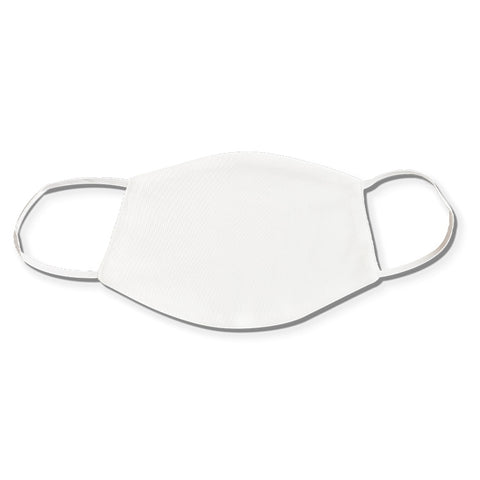 Sublimation Fashion Face Mask, 100% Polyester, 2 layer, adult size - Blank