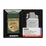 Matte Zippo® Lighter & Rechargeable Electric Lighter Insert Gift Set
