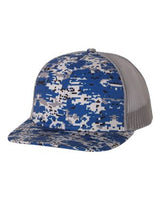 000458 Richardson® Patterned Snapback Trucker Cap