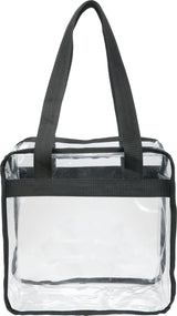 Game Day Clear Zippered Safety Tote