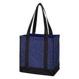 000440 Non-woven Two-tone Shopper Tote Bag