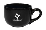 Churchill Latte 16oz black ceramic mug