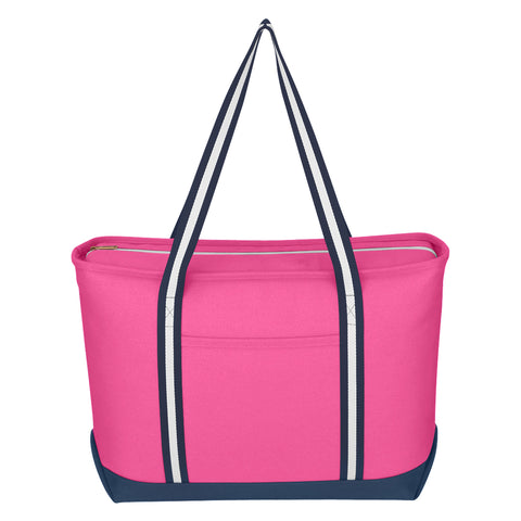 Large Cotton Canvas Admiral Tote Bag