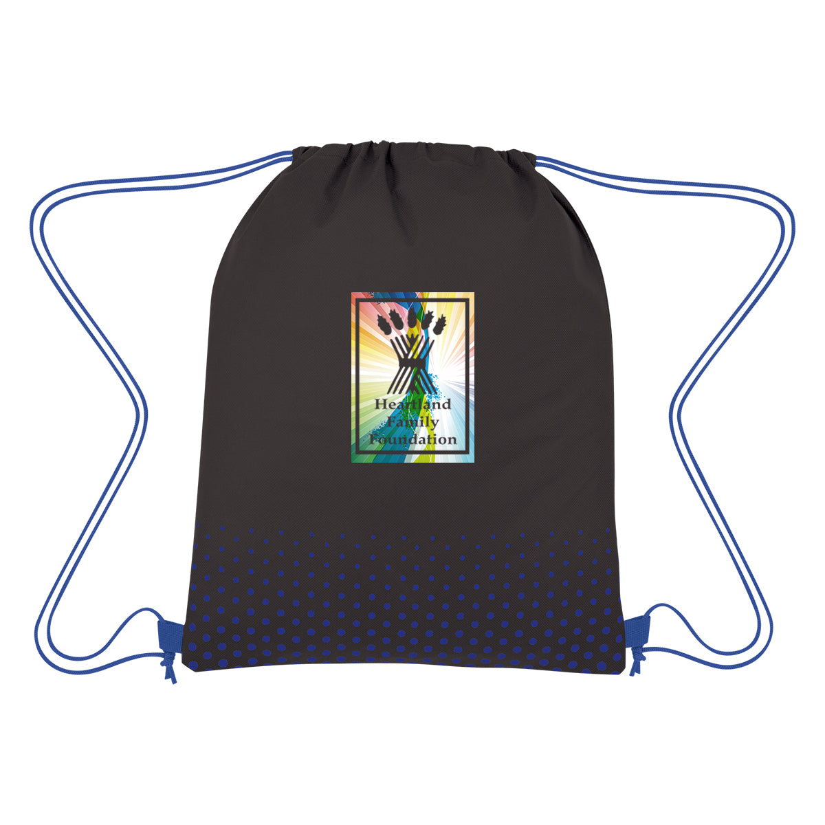 Connect The Dots Non-woven Drawstring Bag