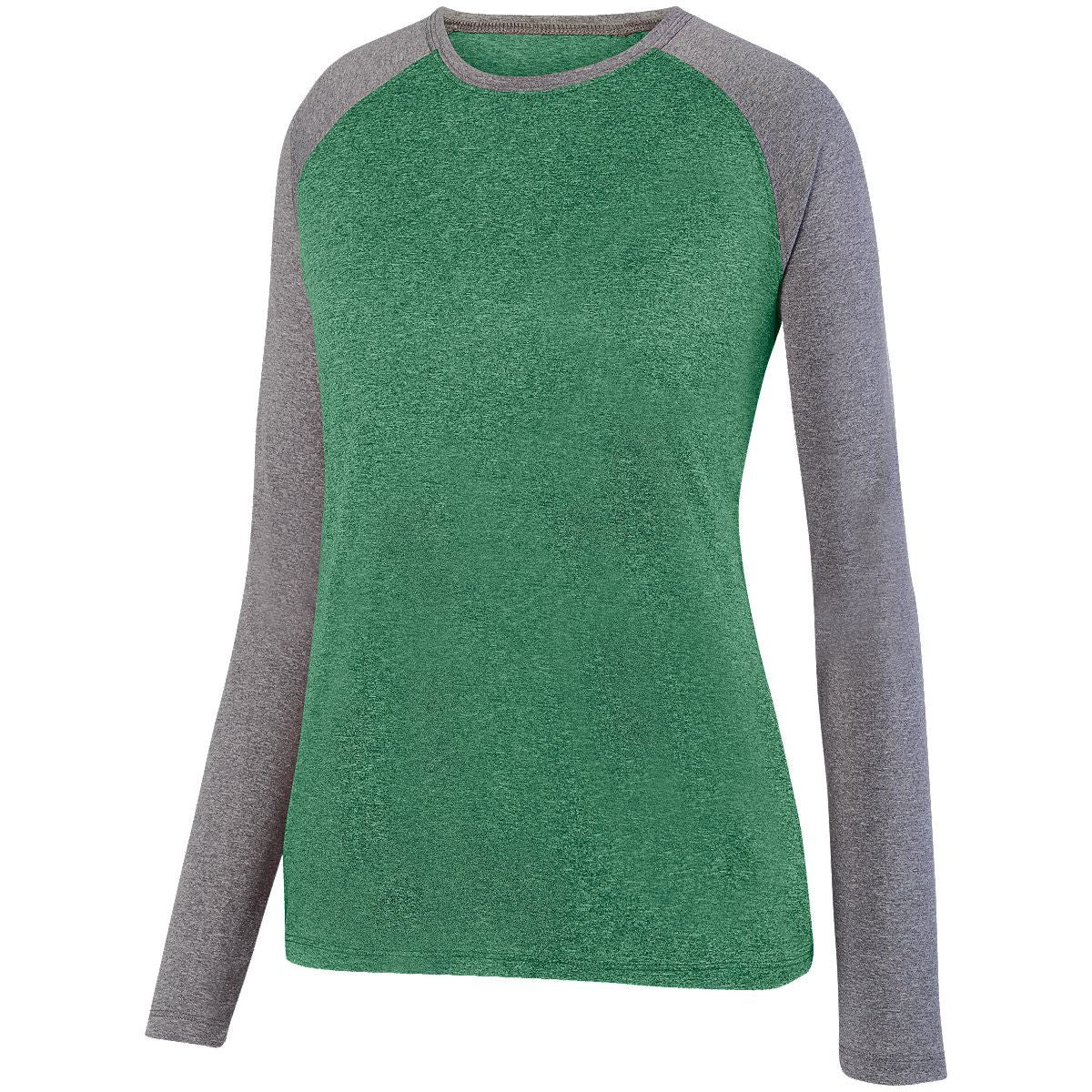 Ladies' Kinergy Two Color Long Sleeve Raglan Tee