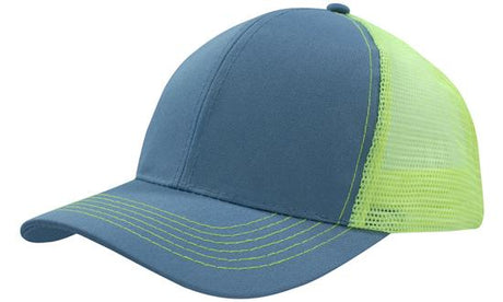 Breathable Poly Twill Cap w/Mesh Back