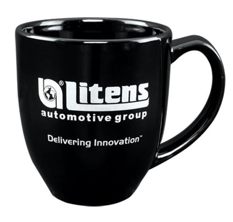 Bistro 16oz black mug