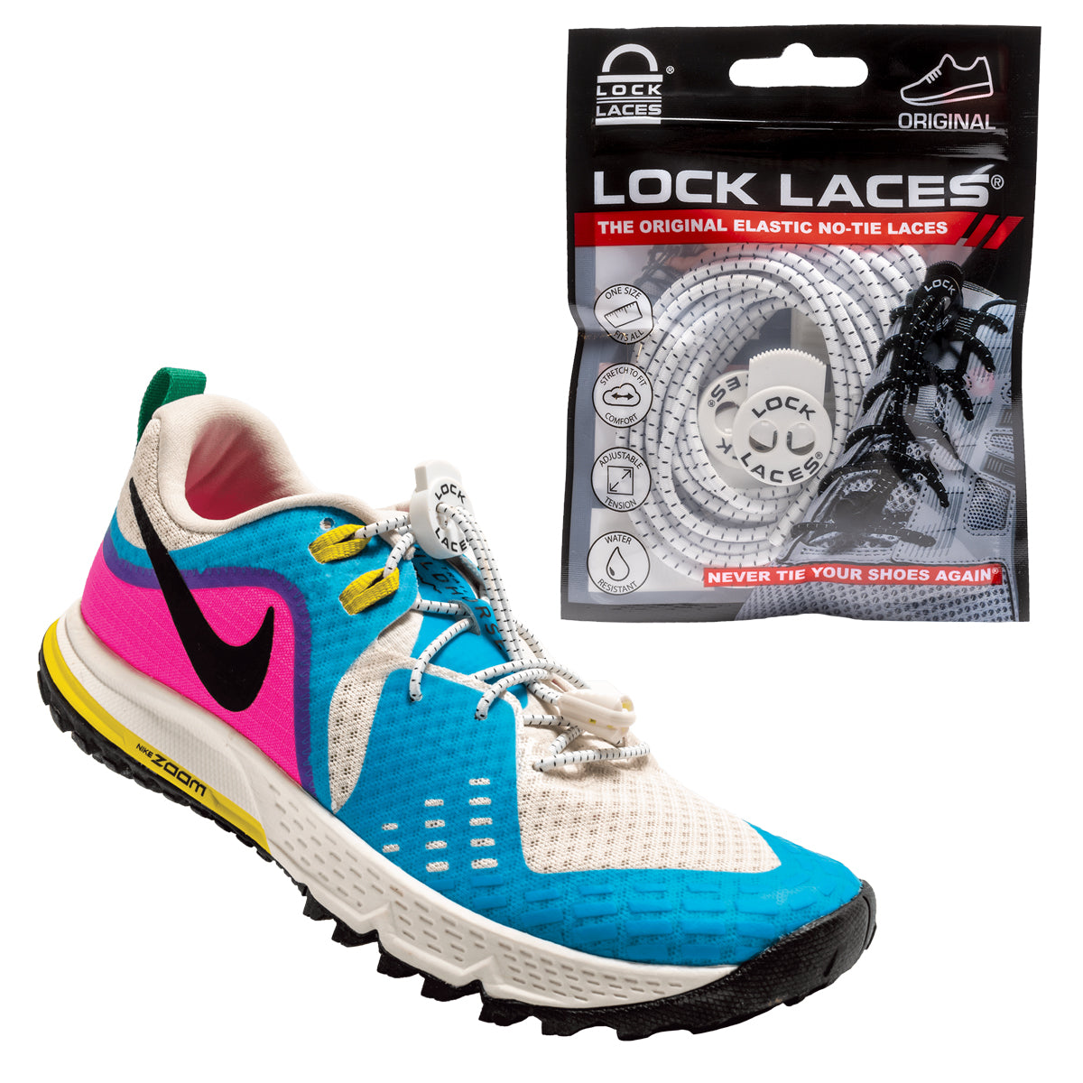Lock Laces¬Æ No Tie Shoelaces