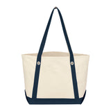 Medium Cotton Canvas Sailing Tote Bag