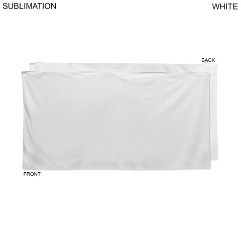 Plush and Soft Velour Terry Cotton Blend Beach Towel, 35x68, Sublimated Edge to Edge