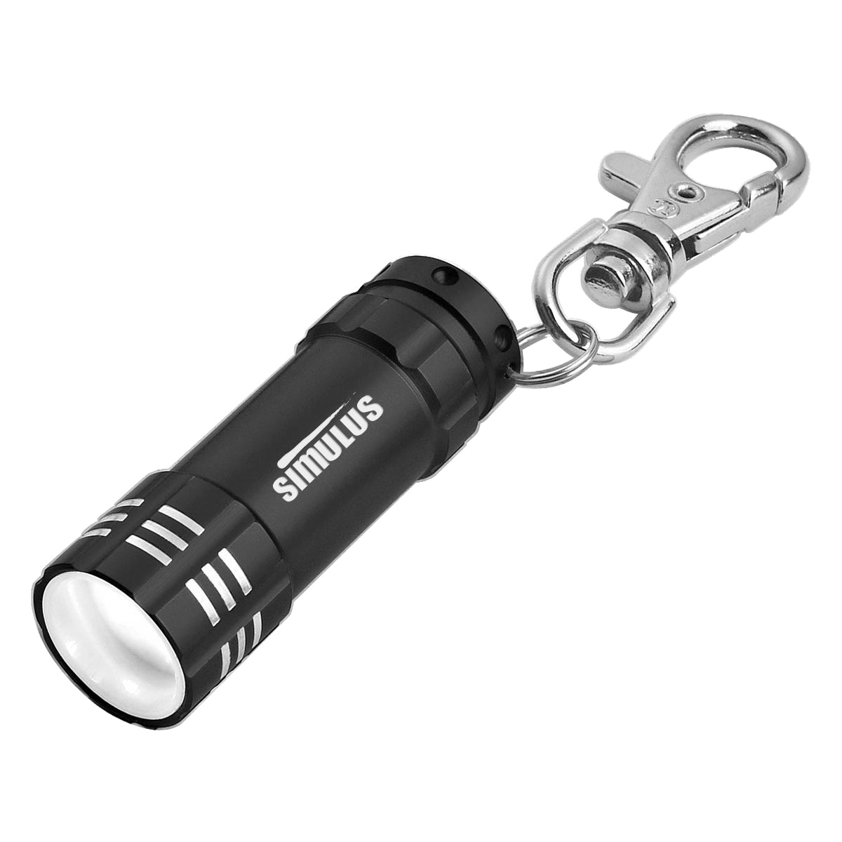 Mini Aluminum Led Flashlight With Key Clip