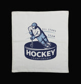 100% Cotton White Velour Rally Towel 15X18