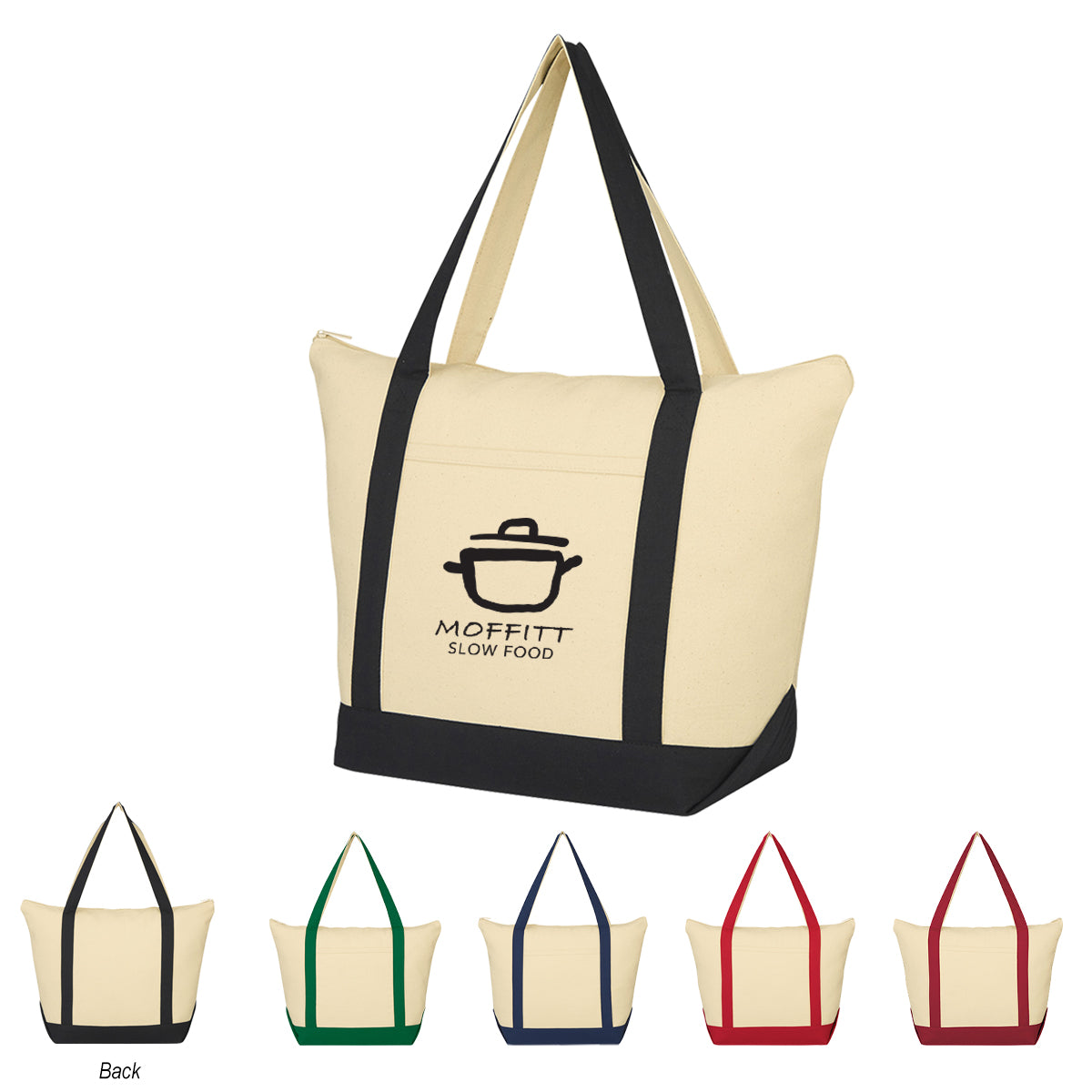 Folksy Cotton Tote Bag