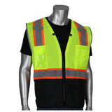 Two-Tone 11 Pocket Tech-Ready Mesh Surveyors Vest
