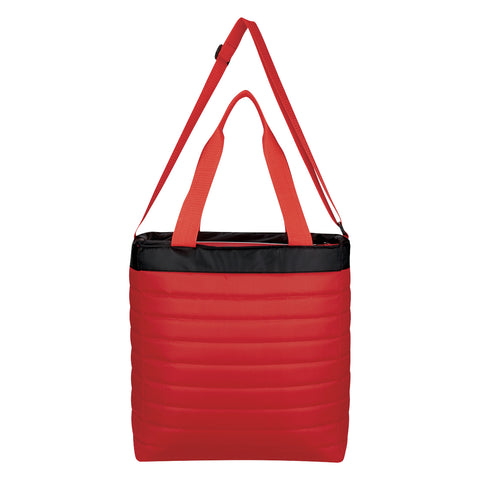 Quilted Slim Line Cooler Tote Bag