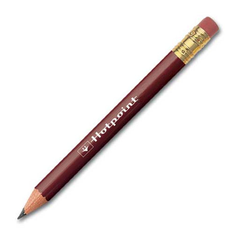 Golf Pencil - Round with Eraser