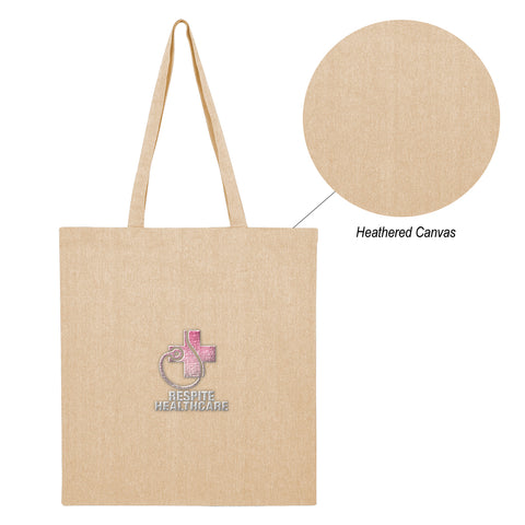 Harlow Heathered Tote Bag