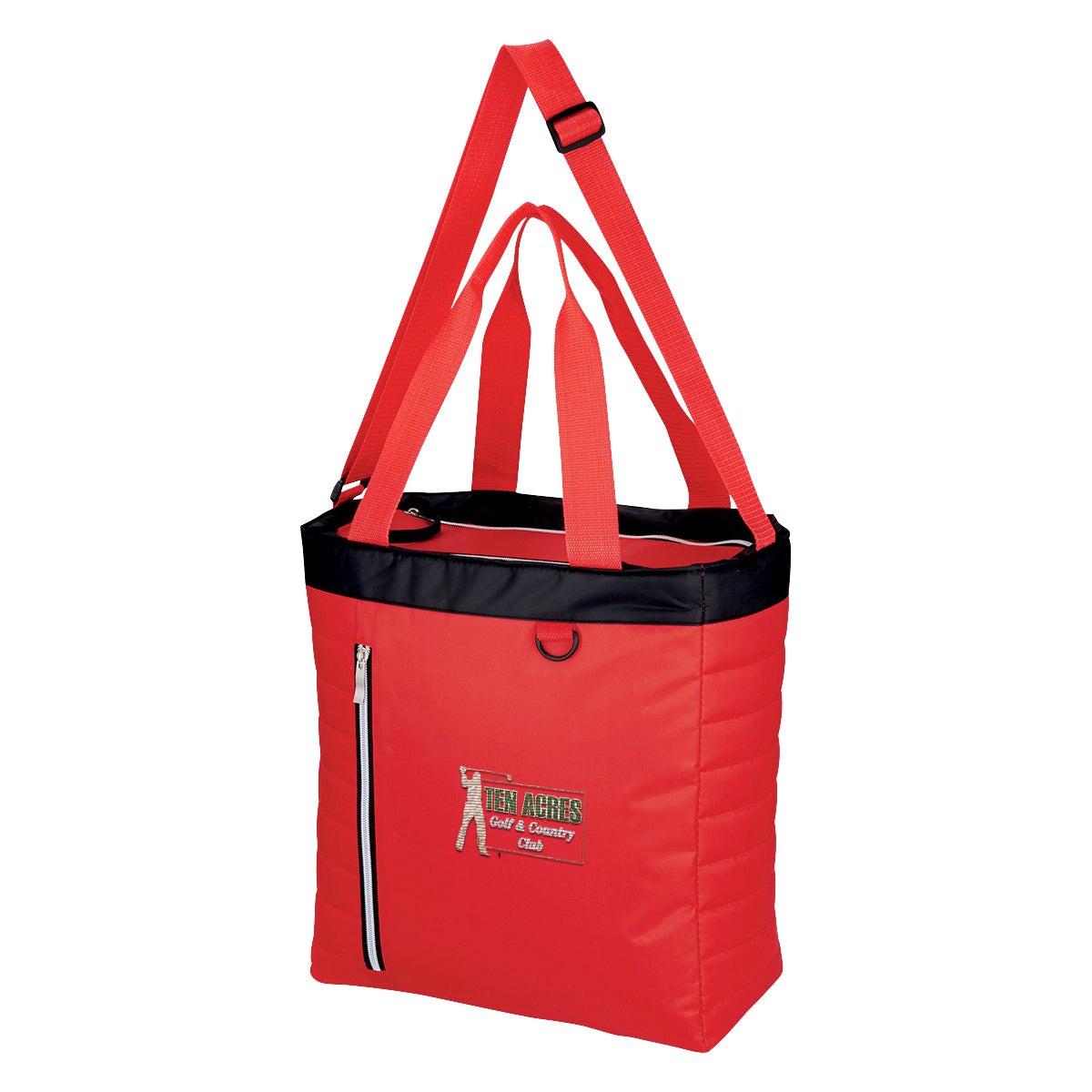 Quilted Slim Line Cooler Tote Bag