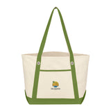 Medium Cotton Canvas Sailing Tote Bag