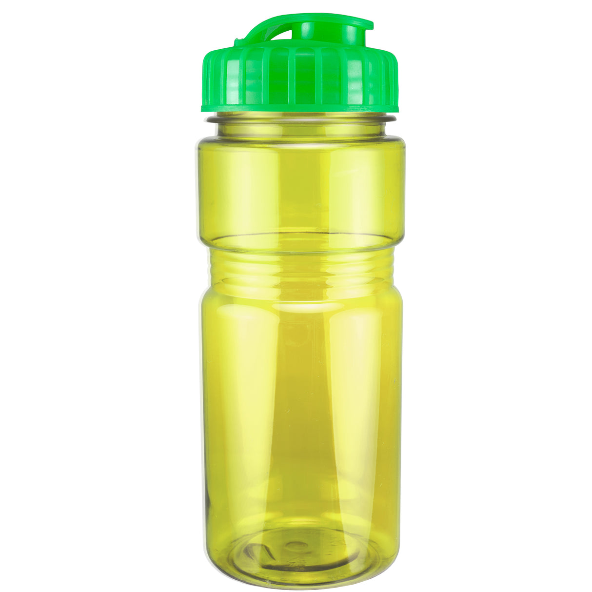 20 Oz. Translucent Recreation Bottle w/ Flip Top Lid