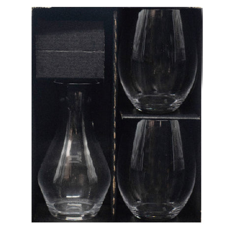 ~ Just Us Two - RIEDEL Decanter and Cabernet wine glass set in an Ovation Gift box