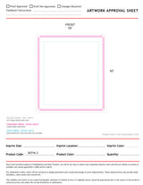 48 Hr Quick Ship -Tapestry Throw Blanket with Fringed Edges, 55"x62", Sublimated Edge to Edge 1 side