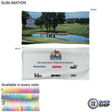 48 Hr Quick Ship - Golf Caddie Tournament Towel in Microfiber Terry, 20"x40", Sublimated 2 sides