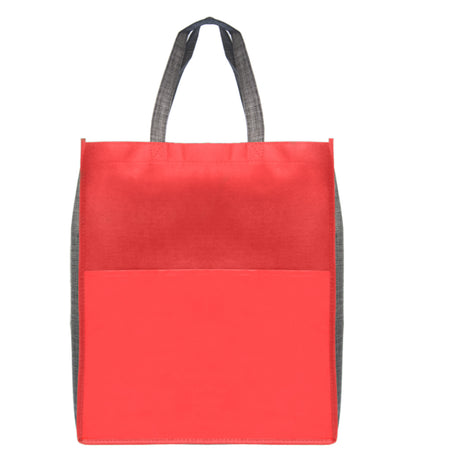 Rome - Non-Woven Tote Bag with 210D Pocket - Metallic imprint