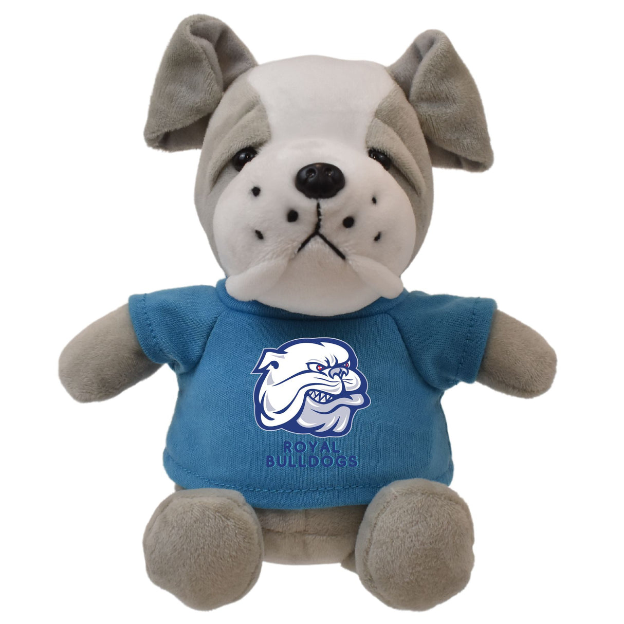 6" Mini Me Gray Brooklyn Bulldog w/T-Shirt