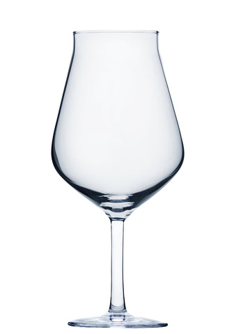 ~Hugo 14oz clear stemmed craft beer glass S/4 in a Noir box