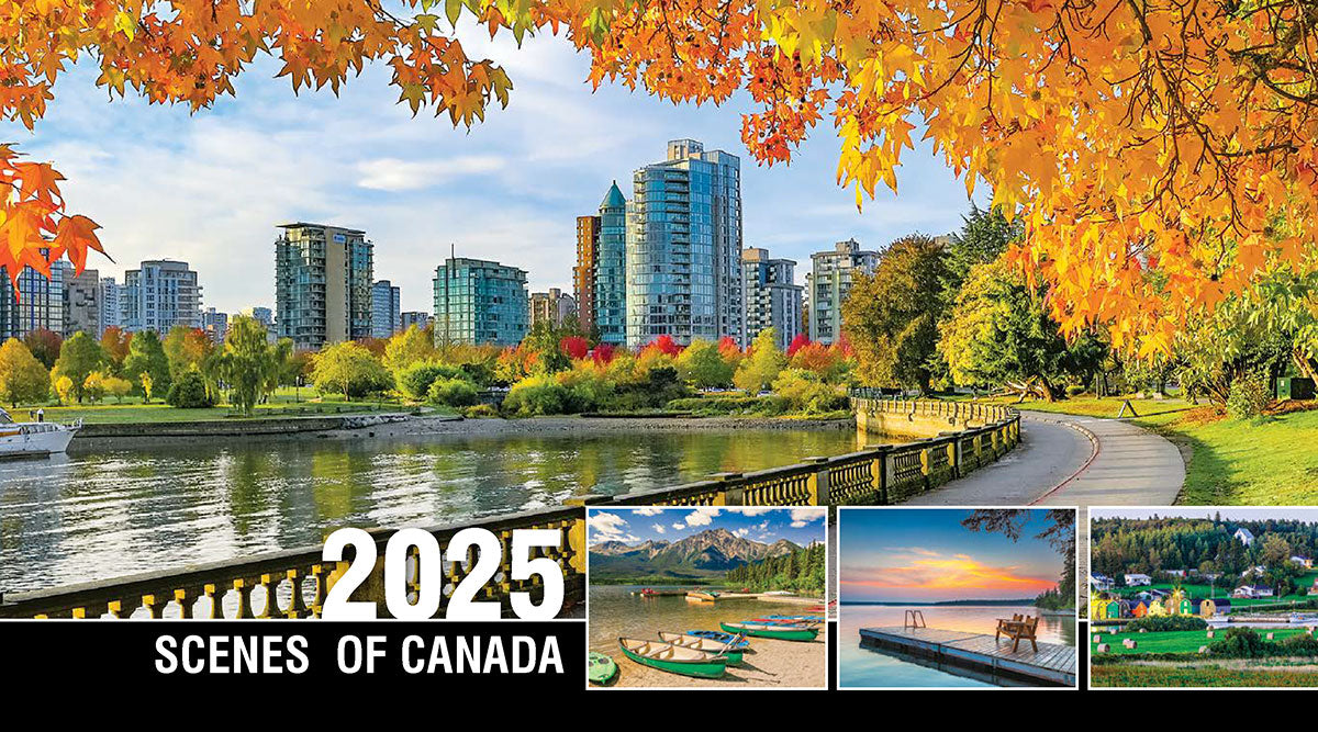 Scenes of Canada (English) Desk Tent Calendar