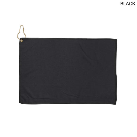Microfiber Dri-Lite Terry Colored Golf Towel, Nofold Brass Grommet and Hook,12x18, Blank Only