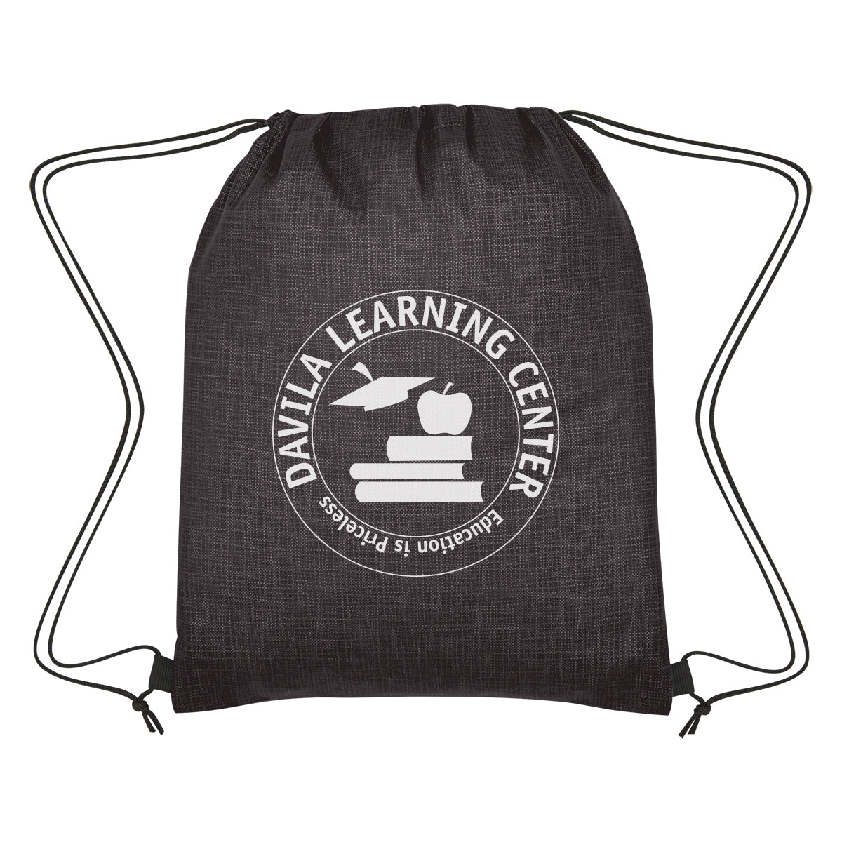Crosshatch Non-woven Drawstring Bag