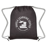 Crosshatch Non-woven Drawstring Bag