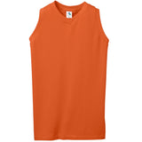 Girls' Sleeveless V-Neck Poly/Cotton Jersey
