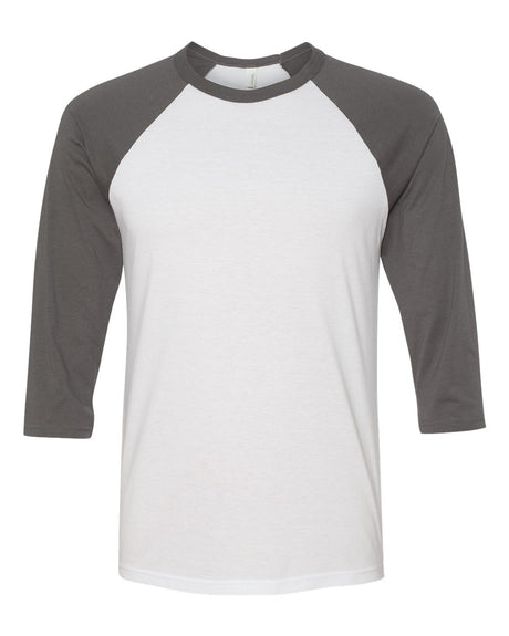 Bella+Canvas Unisex Three-Quarter Sleeve Baseball Tee
