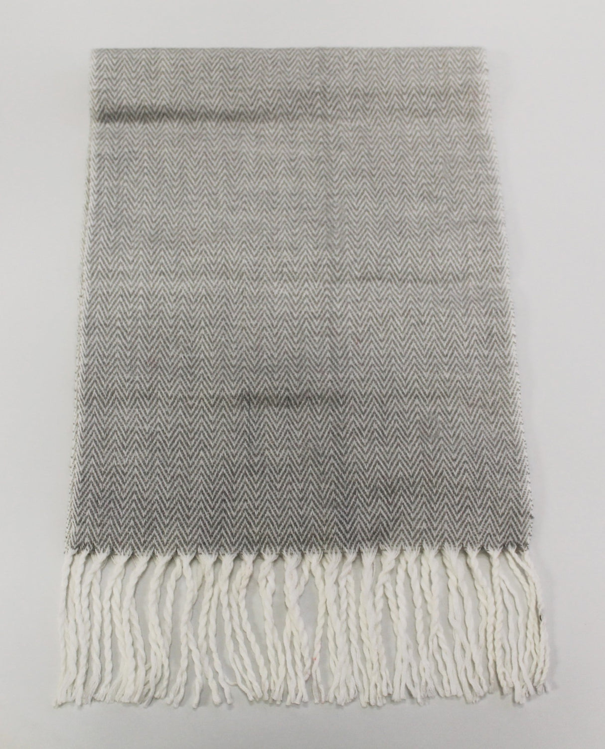 Herringbone Lambswool Scarf (Embroidery)