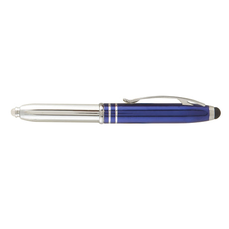 Vivano Duo w/LED Light & Stylus - ColorJet - Full-Color Metal Pen