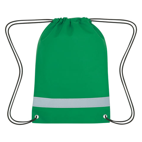 Lil' Bit Reflective Non-woven Drawstring Bag