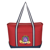 Large Cotton Canvas Admiral Tote Bag